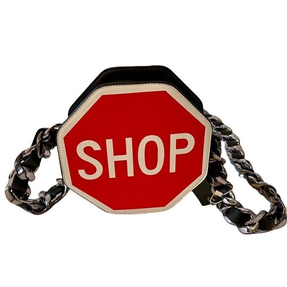 SHOP!!(and that’s an order I’m happy to follow) octagon bag. So fun & funky! - Picture 1 of 6